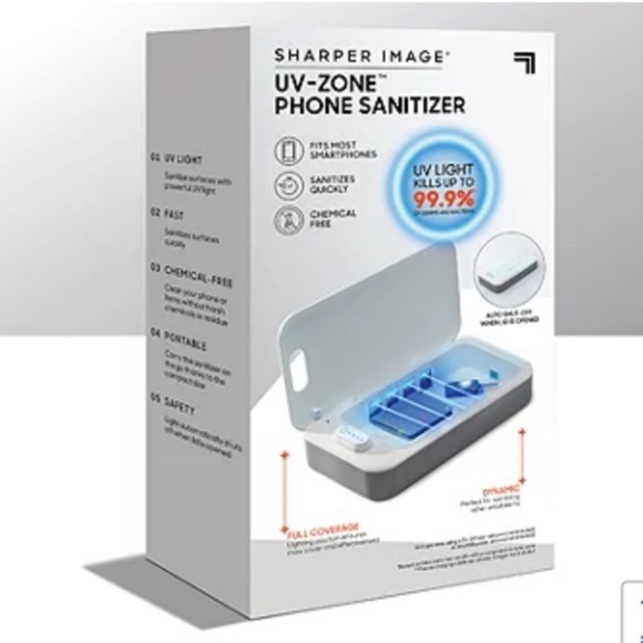 Sharper Image UV Zone Sanitizer $49.99 NEW IN BOX phone,Keys, great for skincare - Picture 3 of 8